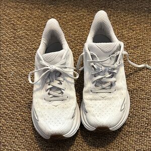 Hoka White Running Shoes